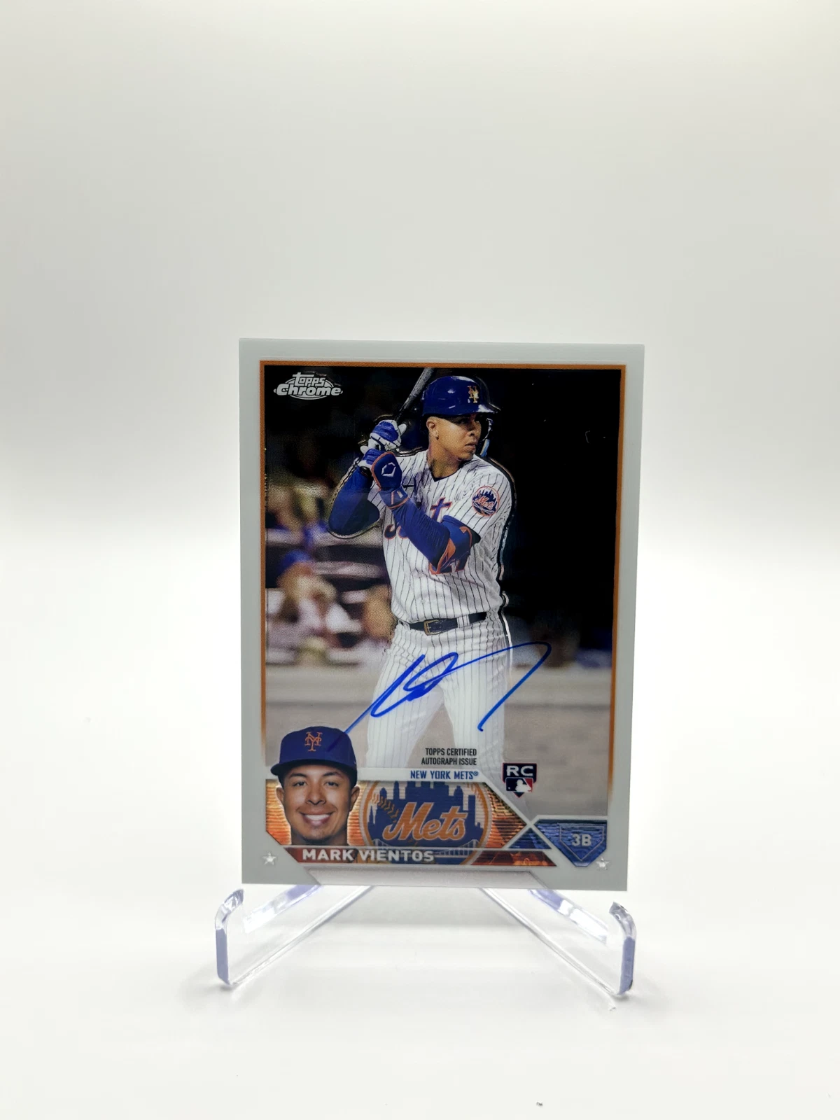 2023 Topps Chrome Mark Vientos #RA-MV Rookie Auto RC