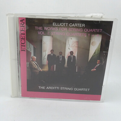 CD - 1988 - Elliott Carter - The Arditti String Quartet   The Music For String Q