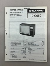 Sanyo 91C650 Original Service Manual Free Shipping