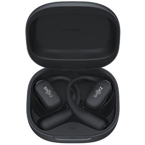 Shokz Wireless Earphones OpenFit 2 Open Ear Bluetooth Black Shokz Wireless Earphones OpenFit 2 Open Ear Bluetooth Black