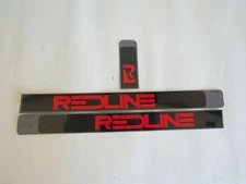 REAL REDLINE 1980s DECALS  BMX CRUISER RACE FREESTYLE STICKERS RL VINTAGE NOS 