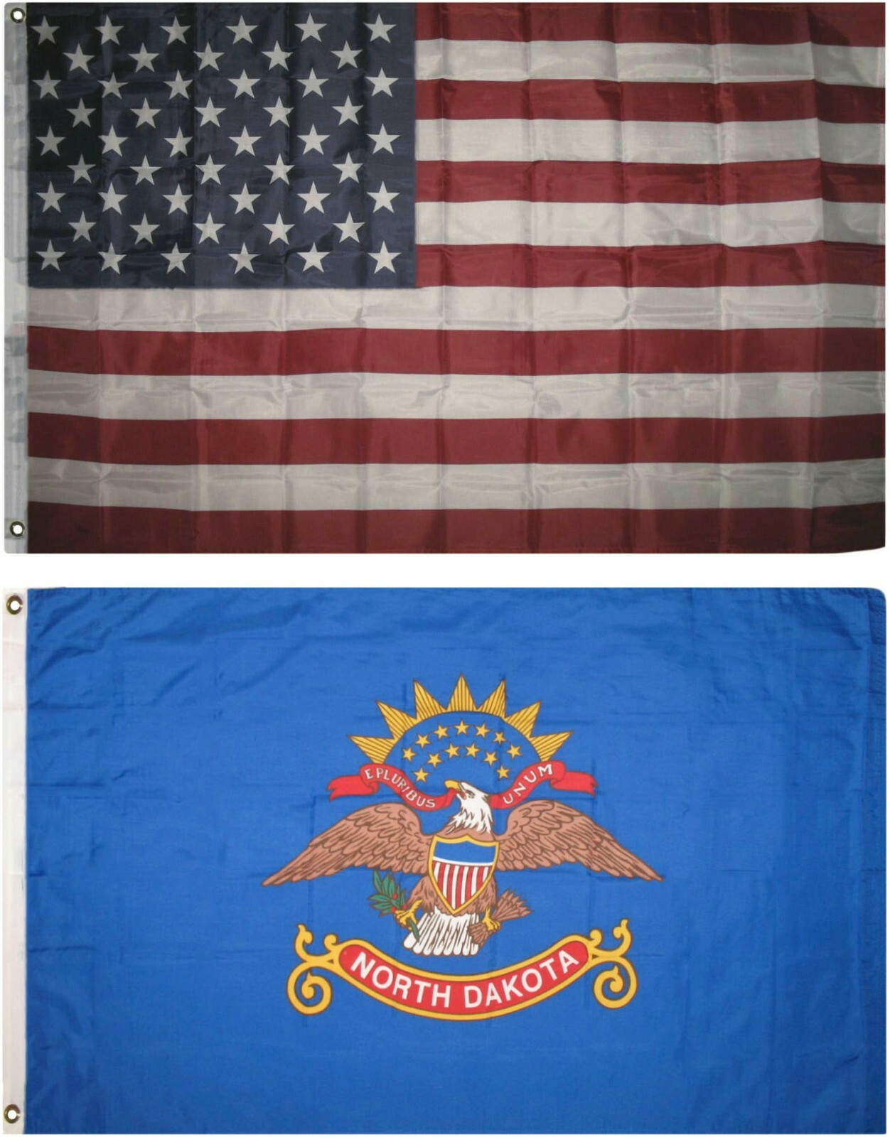 Trade Winds 3x5 USA Flag & South Carolina State Flag Combo – 2 Polyester Flags