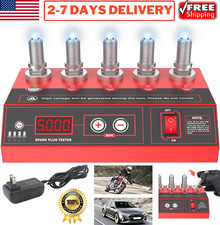 Spark Plug Tester Checker 12v Car Ignition Coil Analyzer Diagnostic Tool 5 Holes
