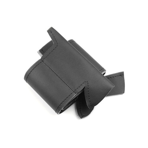 Costura manual cuero negro volante cubierta volante ajuste VW Touareg Phaeton 2002-2010 - Imagen 12 de 18