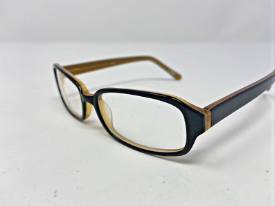 Element Black 51-16-140 Black/Brown Plastic Full Rim Eyeglasses Frame JN94