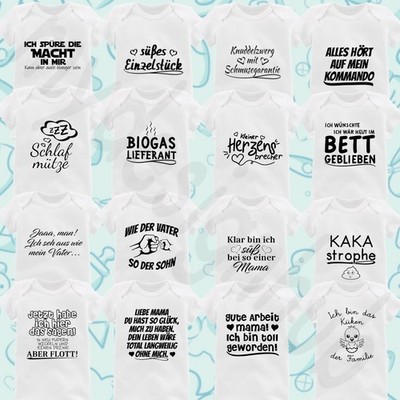 Baby Body mit Aufdruck Spruch fun Motiv lustig witzig Sprüche Kurzarm Geschenk