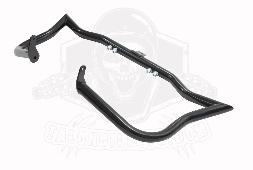 4 Harley Softail Heritage Fatboy Lo 2000-2017 Motor Guard Highway Crash Bar Foto 2 de 4