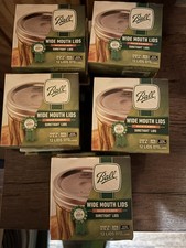 Ball Wide Mouth Mason Jar Lids 12 Boxes (144) Canning BPA Free USA Made