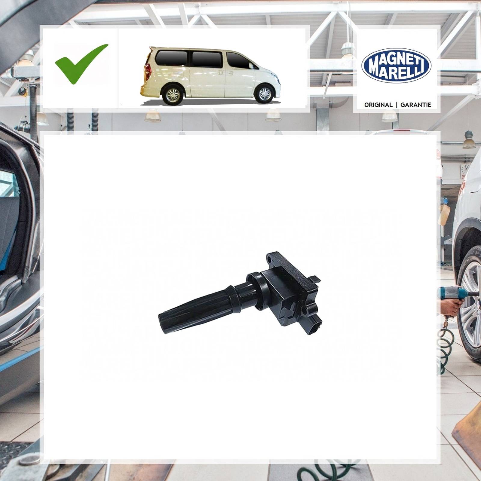 Zündspule Magneti Marelli für Hyundai H-1 / Starex Großraumlimousine A1 2.4 4WD
