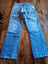 Vintage 70s LEVIS BUSH JEANS Orange Tag Barrel Leg 30 / 30