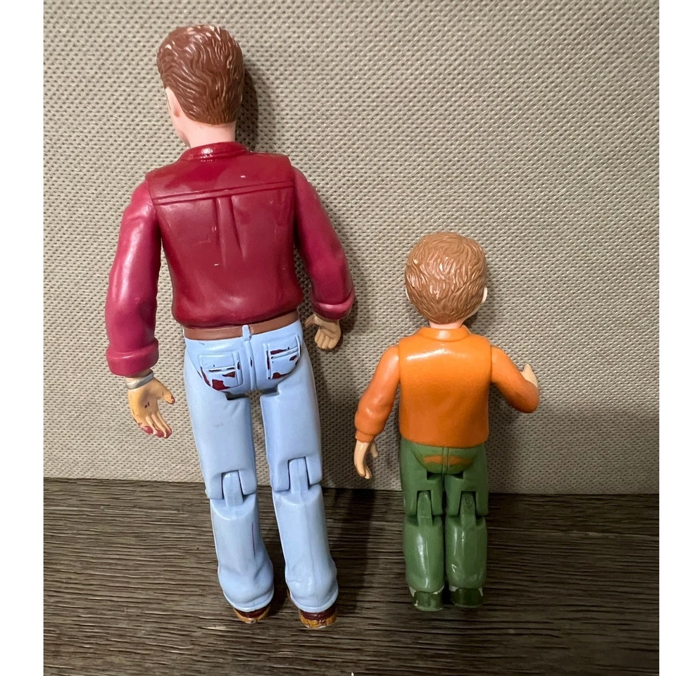 Fisher-Price Loving Family Dad & Son Dollhouse Figures 2006 Mattel Playset Set - Image 2 of 4
