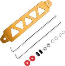 Battery Hold Down Bracket, Aluminum Alloy Battery Tie Down Sets Provide Gold