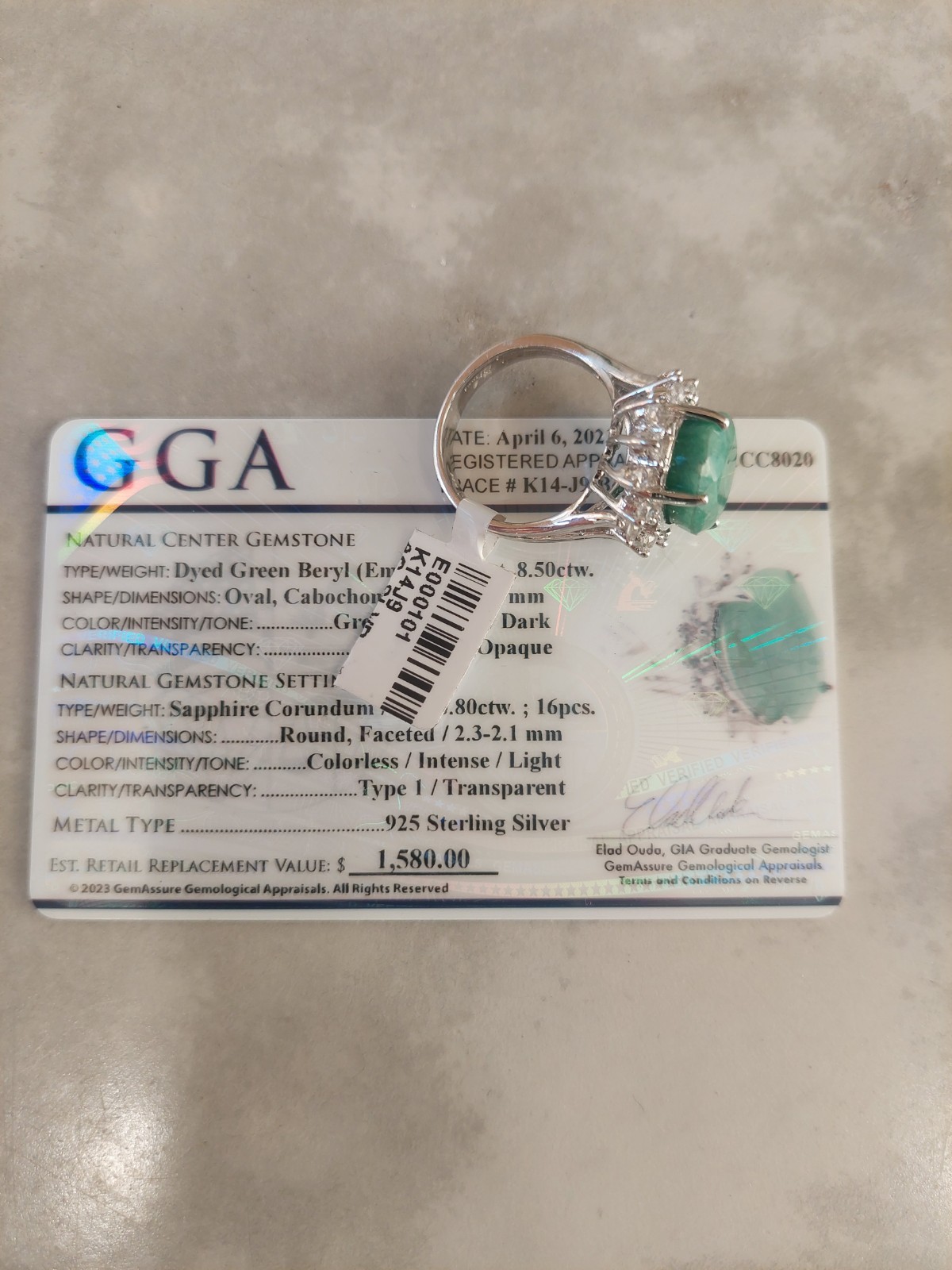 Emerald Ring - image 8