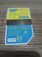 Scheda telefonica Sida Secondo Gruppo P32