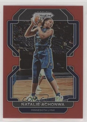 2022 Panini Prizm WNBA Red Prizm 187/199 Natalie Achonwa #32 nd3