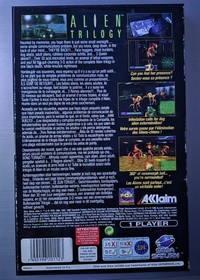 Alien Trilogy for Sega Saturn Original Case with Manual- No Game