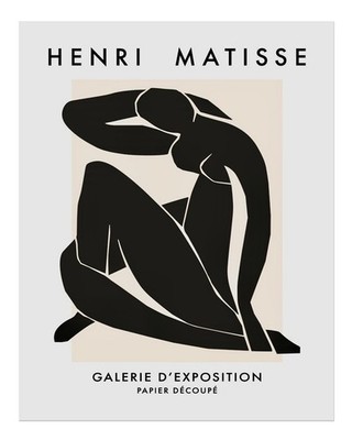 Henri Matisse Wandkunst Elegantes Modernes Dekorstück Abstrakte Silhou