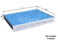 Mahle LAO 467/S Innenraumfilter, Frischluftfilter, Pollenfilter FüR Alpina B7 (F