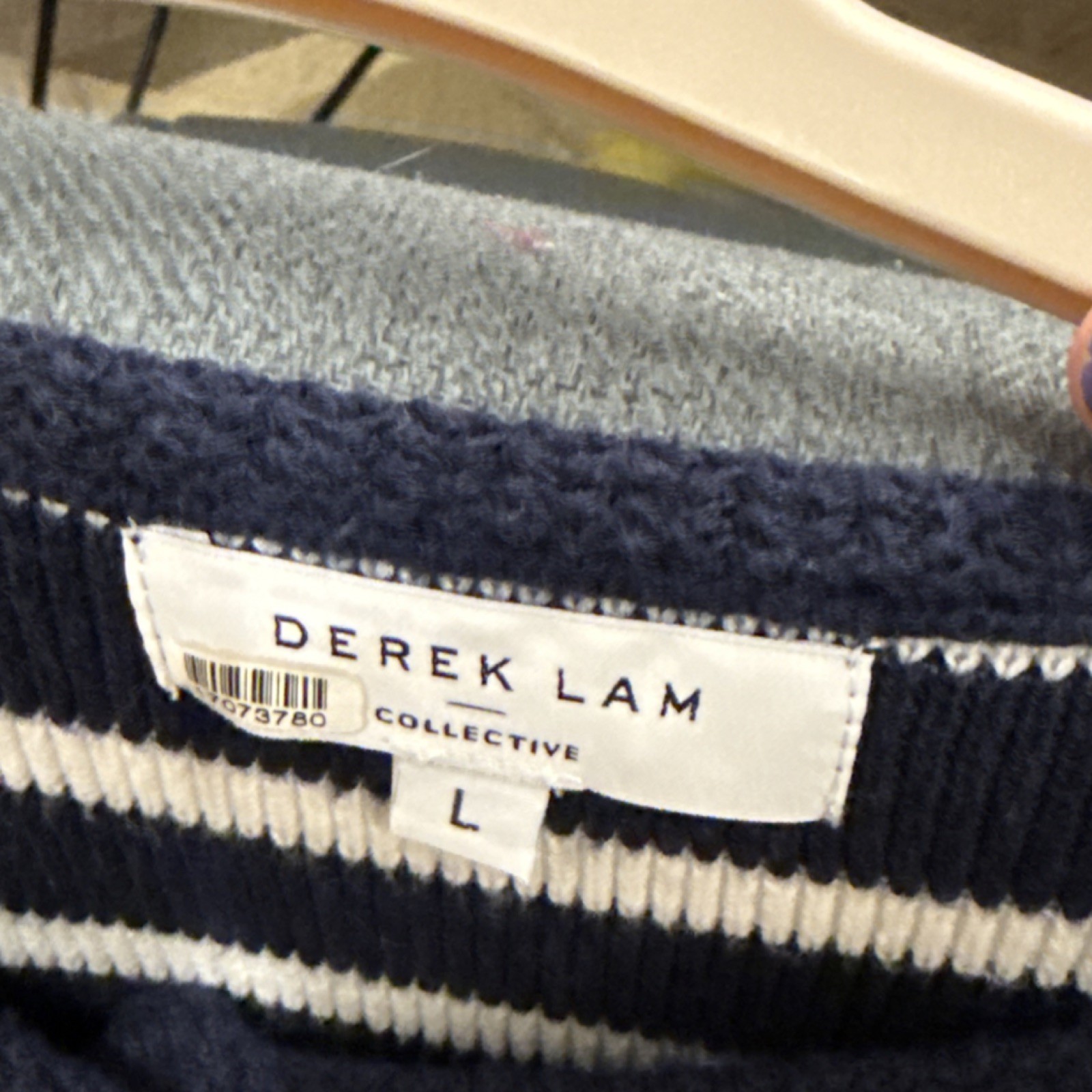 Derek Lam Collective Striped Button Cardigan Swea… - image 2