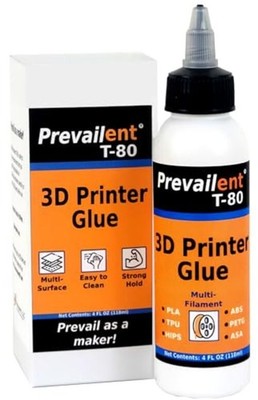 3D Printer Bed Adhesive for PLA, PETG, ABS, TPU & More, Bed 4 oz. Single Bottle