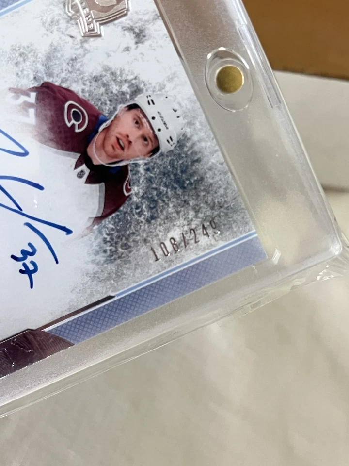 2017-18 The Cup #154 J.T. Compher RC PATCH AUTO ROOKIE /249 DETROIT RED WINGS - Image 2 of 3