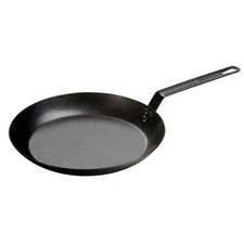 Lodge CRS12 Seasoned Carbon Steel Long Handle Skillet 12 inch