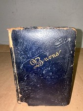 1900 Complete Poetical Works Of Robert Burns Leather Bound Illustrated HC 1st Ed
