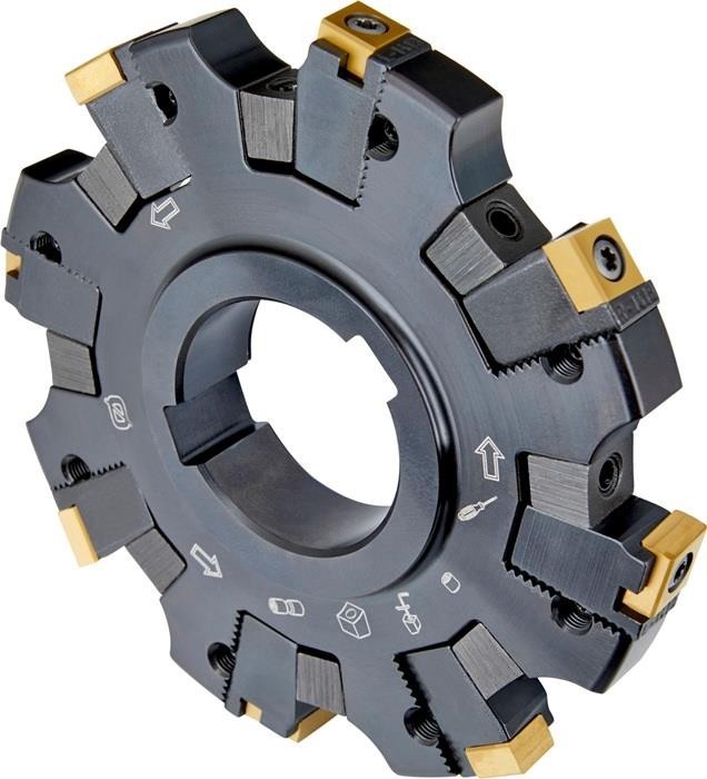 Pramet Scheibenfräser ISO 125H04N-S90CN10N18 Tiefe 34mm m. Wendeplatte