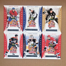 2003-04 Upper Deck MVP  lot of 6 Sportsnut Insert hockey cards.