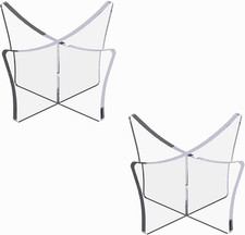 Acrylic Large Ball Stand Holder 4.7X2.6 Inch, 2-Pack Display Stand for Football