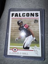 Topps 2004 DeAngelo Hall Rookie #321 Atlanta Falcons NFL Trading Card. rookie card picture