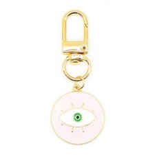 Evil Eye Keychain Protection Charm for Women Men Car Key Ring Bag Purse Acces...