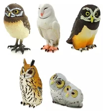 Mini Figure Set Of 5 Types Capsules Q Museum The Owls Who Spread Good Fortune Ii