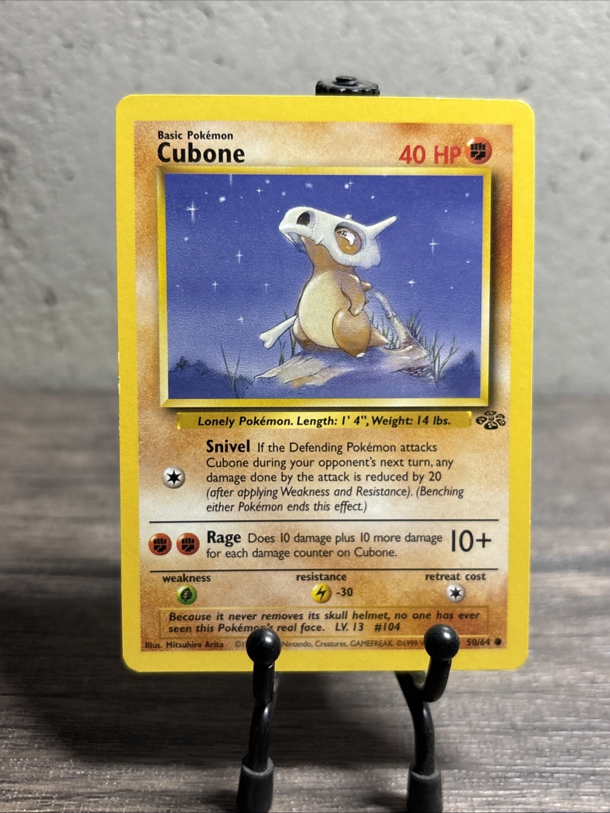 Cubone 50/64 Jungle Regular Common-Pokemon TCG-WOTC-Fast Shipping-NM!!