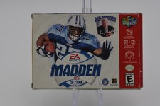 Madden 2001 Football - Nintendo 64 (N64), Tested & Working, CIB, Complete