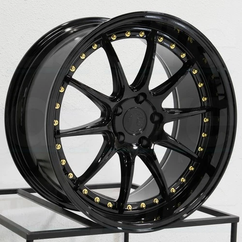 19x8.5/19x9.5 Aodhan DS07 DS7 5x114.3 35/30 Gloss Black Wheels Rims Set(4) 73.1
