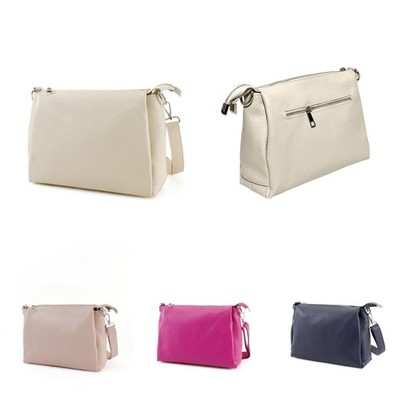 Echt Leder kleine Crossbody Damen Mädchen Botique Uni Schulter 3 Fächer Tasche