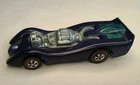 Vintage 1970 Hot Wheels Redline Jet Threat Purple Toned Very Nice Condition