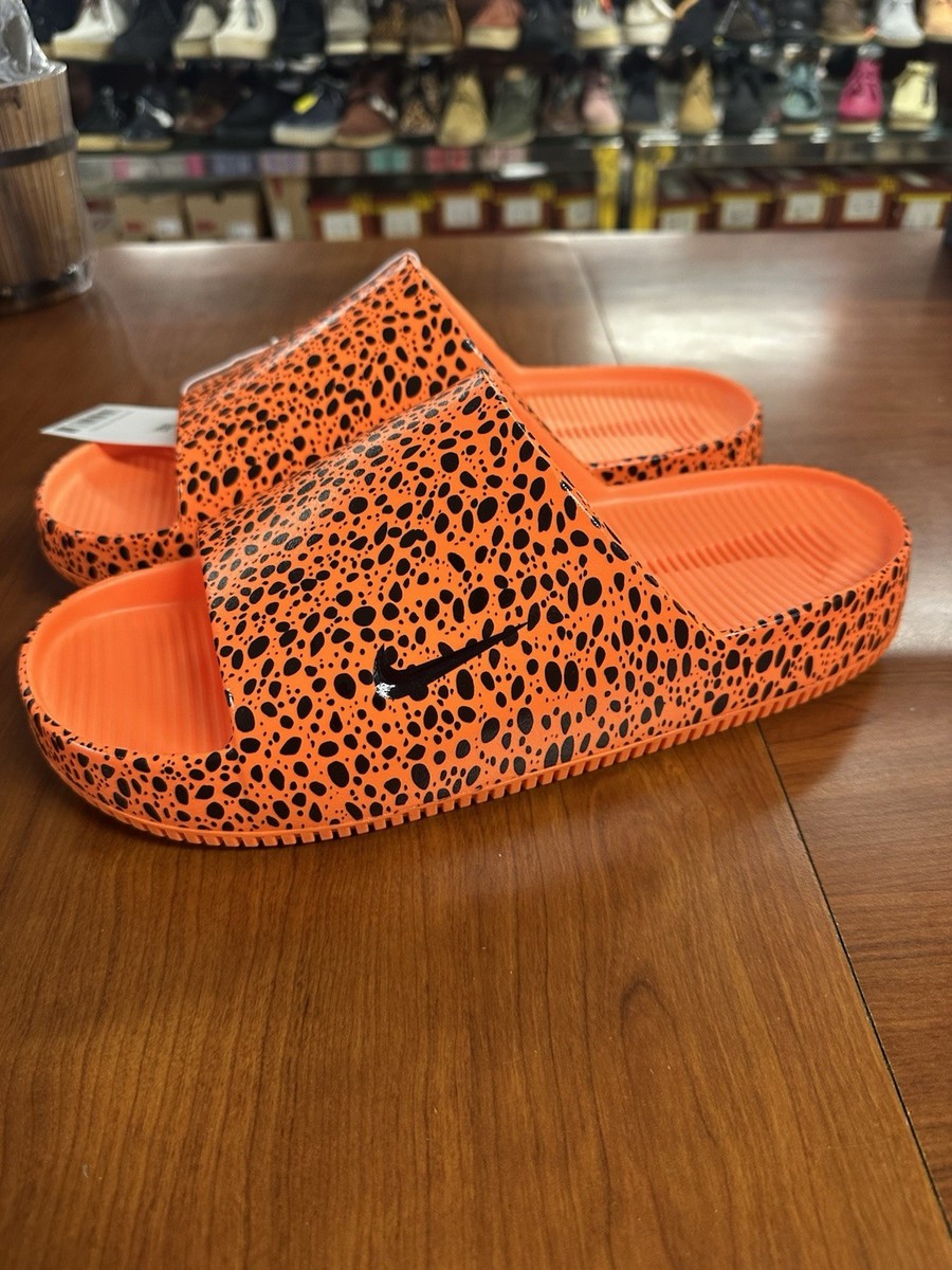 新品未使用 Nike Calm Slide Print NS 27cm Nike Calm Slide Print Ns Electric Pack Olympic Safari Orange