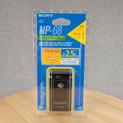 Genuine Sony NP68 NP-68 Ni-CD Battery 6v 1800 mAh For Sony 8mm camcorder NEW