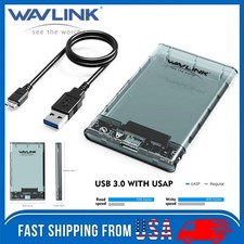 2.5" HDD/SSD External Hard Drive Enclosure USB3.0 to SATA III Tool-Free Reader