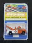 Vintage Lesney Matchbox 13 Custom Gulf Wreck Truck In Blister Pack.