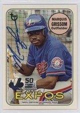 2019 Archives 50th Anniversary of the Montreal Expos Marquis Grissom Auto r7d