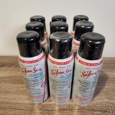 Pack Of 9 Sea Foam Spray Top Upper Engine Cleaner & lube SS14 12 oz 