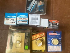 Dimmer Toggle Switches - Lot of 9 Lutron Eagle GE  - Read Description