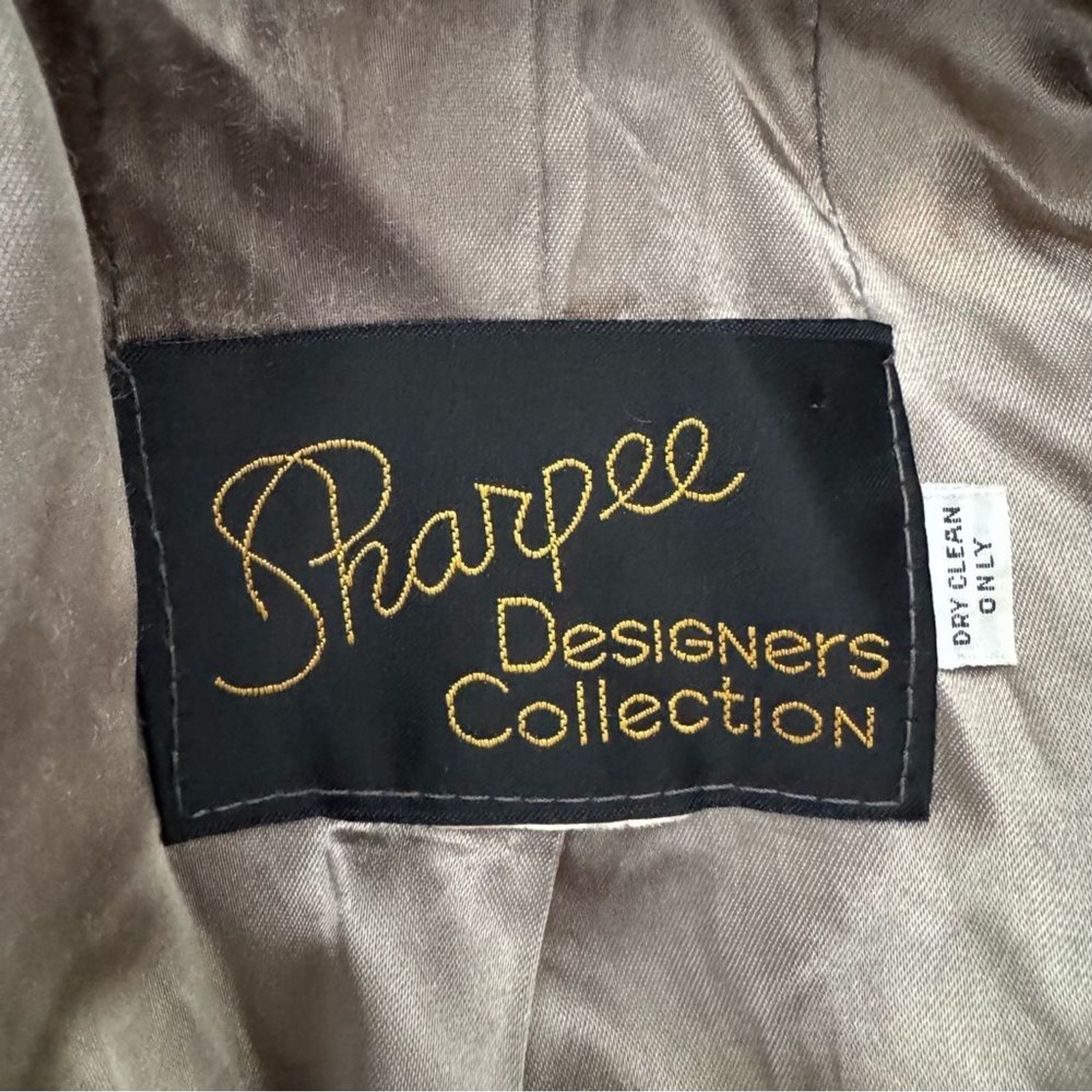 Vintage Sharpee 1960's Brown and Gray Plaid Pea Coat image 5