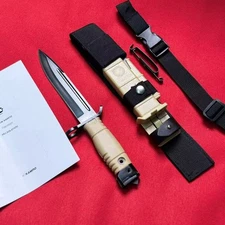 AK12 sand color multi-functional ABS knife sheath and knife sleeve EDC knife