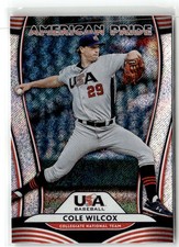 2020 Donruss #AP9 Cole Wilcox / Max Scherzer American Pride Rapture