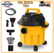 Potente Aspiradora de Agua Seco Para Auto Casa 2.6 Galone Portatil Electrica