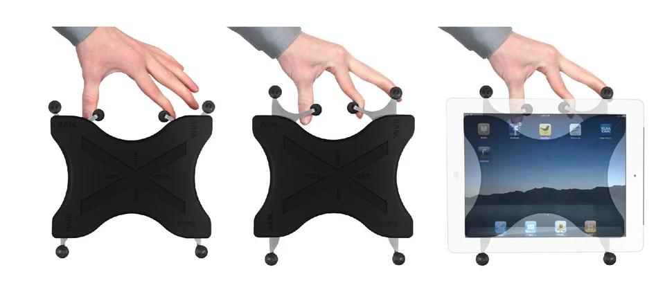 RAM X-Grip Aviation Yoke Mount for iPad, iPad Air, Pro, Galaxy, Most 10" Tablets - Image 4 of 4